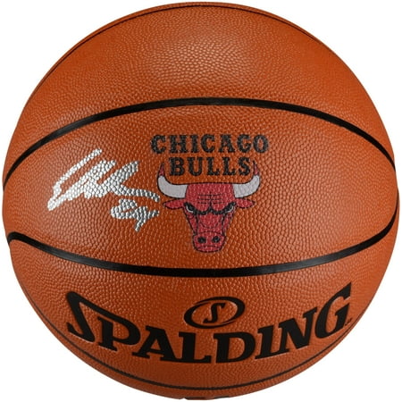 Autographed Basketball Photos - Lauri Markkanen Chicago Bulls Autographed Spalding Logo Basketball - Fanatics Authentic Certified