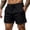 Black, variant on BRANROY Men's Sport Mesh Shorts - Breathable Elastic Waist Training Shorts for Men,Gym Shorts and Athletic Shorts for Workout,Black,L