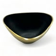 thumbnail image 7 of Gold/Black Decorative Aluminum Metal Flower Bowl Home Decor 12 in x 8 in x 6.5 in, by 90210 Kitchen and Bath, 7 of 7