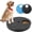 Black, variant on Dog Nail Scratch Board - 2 in 1 Interactive Dog Scratch Pad for Nails, Dog Nail Scratch Board with Treat Box, Scratching Board for Dogs(Blue)