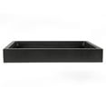 thumbnail image 4 of Rectangular Vessel Sink - Honed Lava Stone, 4 of 7
