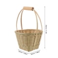 thumbnail image 2 of DEEPCRAFF Fruit Picking Basket Woven Storage Basket Bamboo Multi Outdoor Activities 1Pcs, 2 of 8