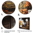 thumbnail image 3 of Designart "Toilet Autumn Retreat expressionistic" Bath & Laundry Floater Framed Wall Art Print, 3 of 7