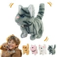 thumbnail image 5 of SLYNSHome Interactive Cat Toys,Electronic Walking Plush Kitty Toy White Realistic Wagging Cute Cat Toys Birthday Gifts, 5 of 6