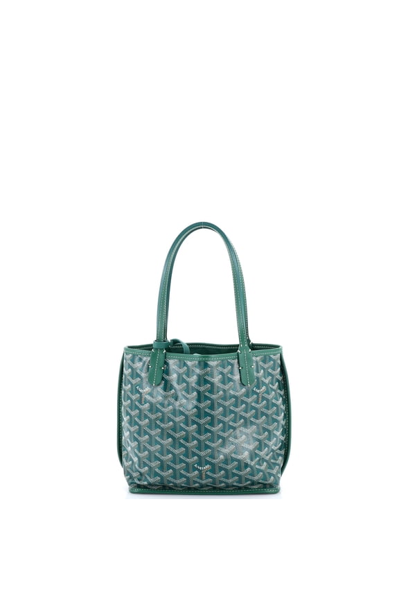 Pre-Owned Anjou Reversible Tote Coated Canvas Mini By Rebag