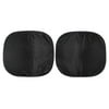 Auto Drive Black Twist Sunshade for Automotive Windshield 1 Pair, 28.5" x 31.5"