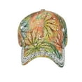 thumbnail image 4 of Pxiakgy Clearance Sale!! Bling Baseball Caps for Women, Rhinestone Summer Flower Baseball Hat, Adjustable Spring Fall Denim Sequin Jean Hat Female Drill Floral Print Caps Hat Visors Star, 4 of 4