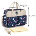thumbnail image 5 of Bolso Tipo Momia Con Impermeable para Mujer Bolso Cruzado para Madre Y Bebé Gran Capacidad (unicornio Azul Marino) Azul Marino 6068, 5 of 5