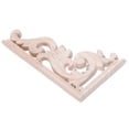 thumbnail image 6 of 8Pcs Left+Right(Each 4Pcs) Vintage Wooden Carved Corner Onlay Furniture Wall Decor Unpainted Frame Applique, 6 of 8