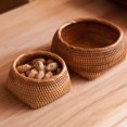 thumbnail image 4 of PBPBOX 1Pcs Small Storage Box Light Brown Woven Box for Household Items and Decor, 4 of 6