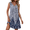 Floral Navy Blue, variant on Ekouaer Nightgown for Women Tank Night Gown Sleeveless Sleep Shirt Button Night Shirt with Pockets Soft Sleep Dress