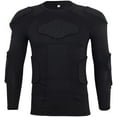 thumbnail image 1 of Men's Padded Football Protective Gear Set Training Suit for Soccer Basketball Paintball Rib Protector, 1 of 7