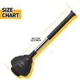 thumbnail image 6 of propuri Heavy Duty Toilet Plunger - Powerful Clog Removal,Plungers for Bathroom,Bathroom Accessories,Cleaning Supplies,Home Essentials,Bathroom Decor,Toilet Bowl Cleaners,Black, 6 of 6