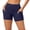 Navy, variant on Enjoytime Workout Shorts Women High Waist Plus Size Yoga Shorts for Running Athletic Gym with Pockets