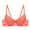 Orange, variant on TIANZEN Lace Bralette For Women Comfortable Wireless Bra Seamless Soft Bralette Everyday Wear Casual T Shirt Bra Underwear Womens Bras Comfortable Packs 36c Bra Pack Bulk Bras