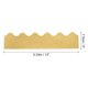 thumbnail image 2 of Uxcell 3"x13" Borde de Tablero de Anuncios Tiras de Recorte con Ondas Decoración de Pared para Taquilla Aula Cartel 60 Paquete Dorado, 2 of 6