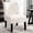 White, variant on Armless Accent, Capa Print Design | Versatile for Different Rooms, Quick Assembly | Wear - resistant Upholstery