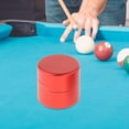 thumbnail image 1 of Pool Cue Chalk Holder Portable Easy to Carry Round Shape Snooker Accessories Red, 1 of 8