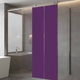 thumbnail image 4 of Pure Dark Purple Window Privacy Film, Simple Solid Color Static Cling UV Sun Blocking Tint Film Heat Control Windows Films for Bedroom Bathroom, Window Stickers 23.6"x59", 4 of 8