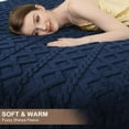 thumbnail image 3 of Soft Electric Blanket - Thick Tufted Sherpa Heated Blanket with 10 Heating Levels and 10 Time Settings, ETL Certified Machine Washable Fast Heating Blanket,6 Size Available, 3 of 7