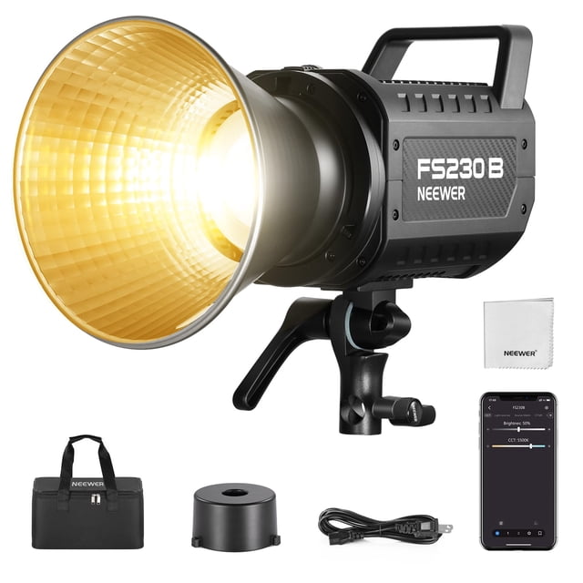 Luz de estudio LED Neewer FS230B 230W bicolor 110V