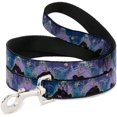 thumbnail image 1 of ATTOE Ursula 4 Poses Shells Ivy Bubbles Purples Blues 4 Feet Long 0.5 Inch Wide, 1 of 3