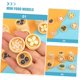 thumbnail image 4 of 12 Uds casa de muñecas desayuno chino juguete casa de muñecas platos chinos modelo de comida casa de muñecas desayuno juguete decoración llavero de resina bollo relleno al vapor, 4 of 5
