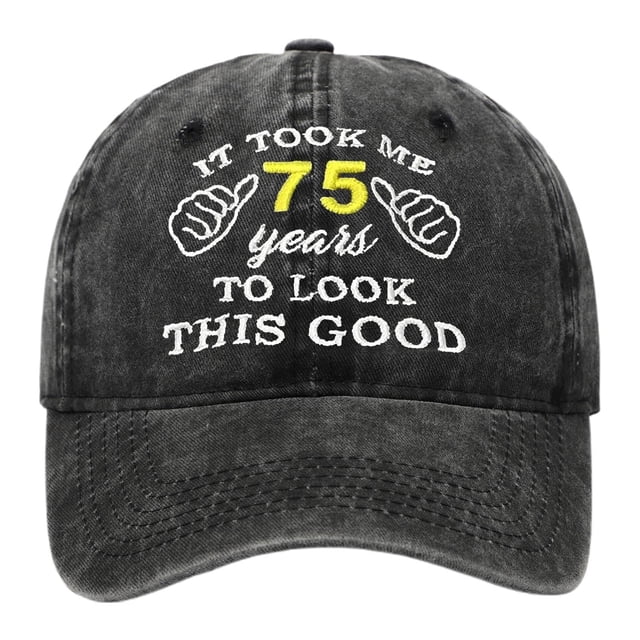 Washed Embroidered Baseball Cap Style Sun Hat For Men Women Outdoor Sports Casual Birthday