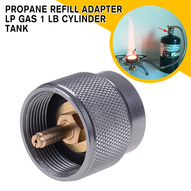 Propane Refill Adapter Lp Gas 1 Lb Small Gas Cylinder Tank Coupler