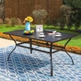 thumbnail image 6 of Sophia & William 7 Pieces Patio Dining Set Wicker Chairs & Umbrella Table, 6 of 9