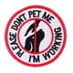thumbnail image 2 of 2x SERVICE DOG con Gancho Insignia de Moral en la Espalda para el Arnés del Chaleco de Mascota Hugo Parche de bucle de gancho, 2 of 9