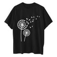 thumbnail image 2 of Plebaso Women's Oversized T Shirts Short Sleeve Classic Graphic Tee for Women Casual Loose Cute Tops, 2 of 3