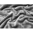 thumbnail image 5 of - Twin Blanket, Soft Plush Fleece Bedding, Ideal for Bed or Couch, Dorm Essentials, Oeko-Tex Certified (Solid Grey), 5 of 8