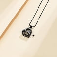 thumbnail image 5 of Red Hummingbird Heart Urn Necklace for Ashes Stainless Steel Cremation Jewelry with Cubic Funerals Memorial Keepsake for Ashes Holder, 5 of 6