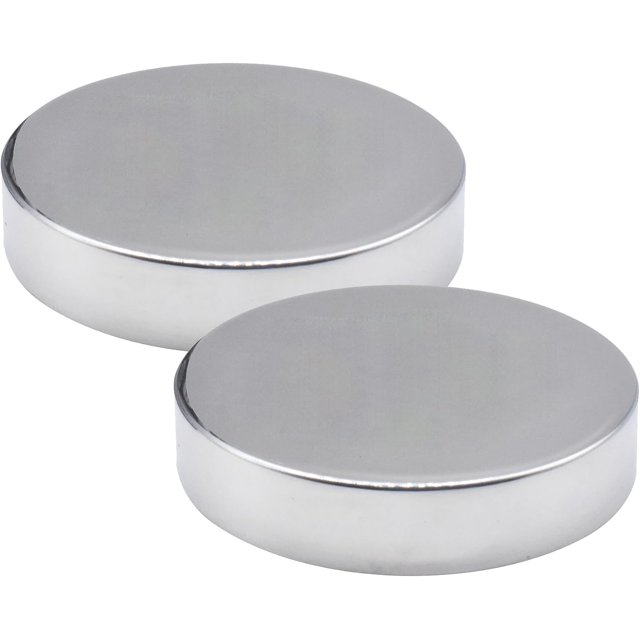 Outset Packs de Glace Ronds en Acier Inoxydable, Ensemble de 2 Packs de Glace de Voyage, 3.75 Pouces x 0.75 Pouces