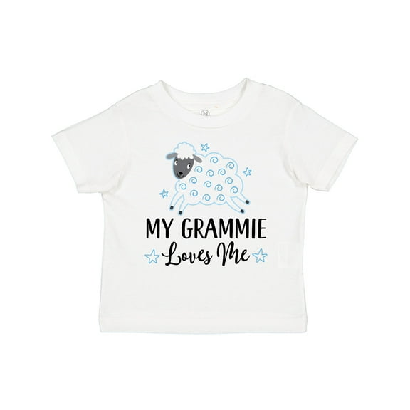 Inktastic Grammie Loves Me Grandson Boy Lamb Boys or Girls Toddler T-Shirt