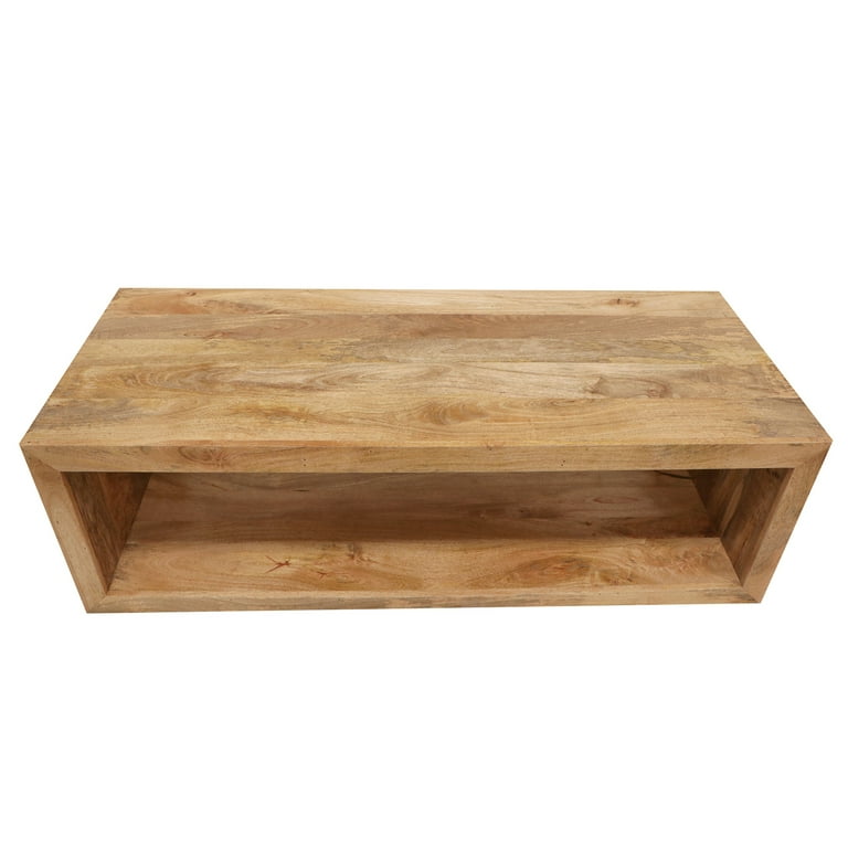 The Urban Port Keli 58 Inch Rustic Farmhouse Mango Wood The Urban Port Keli 58 Inch Rustic Farmhouse Mango Wood