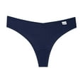 thumbnail image 2 of HUPOM Post Partum Underwear Women After Birth Womens Underwear Thong Casual Tie Comfort Waist Blue S, 2 of 5