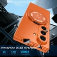 thumbnail image 6 of Decase Case for Samsung Galaxy Z Fold 7, Shockproof Magnetic 360° Rotating Kickstand Phone Case, Wireless Charging Supported,Orange, 6 of 10