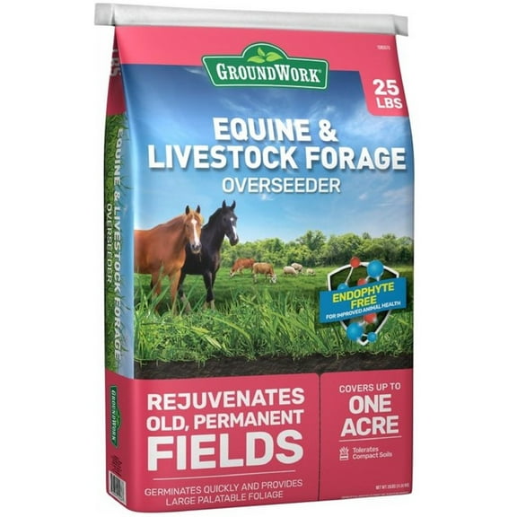 GroundWork 440FP0039UCT198-25 Pasture Over-Seeder Coated Forage Seed Mix 25lb