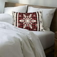 thumbnail image 6 of Christmas Pillow Covers 12x20 Set of 2 Winter Red Black Buffalo Plaid Snowflake Pillow Cases Outdoor Christmas Decorations Throw Pillows Linen Xmas Lumbar Cushion Covers for Couch Home Decor, 6 of 7
