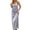 S04*Gray, variant on Maxi Dresses for Women Satin Spaghetti Open Back Flowy Silk Long Dresses Trendy Sleeveless Casual Comfy Night Dresses, S-2XL
