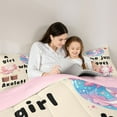 thumbnail image 4 of jejeloiu Kawaii Axolotl Lovers 7 Pieces Bedding Comforter Set,Ocean Cartoon Animal Full Bedding Set,Pink Black Beige Fitted Sheet Flat Sheet For Girls,Super Cozy Room Decor Reversible, 4 of 8