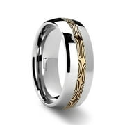 Samson Mokume Inlaid Tungsten Carbide Ring
