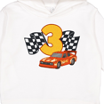 thumbnail image 3 of Inktastic Number Three Race Car Toddler Hoodie, 3 of 4