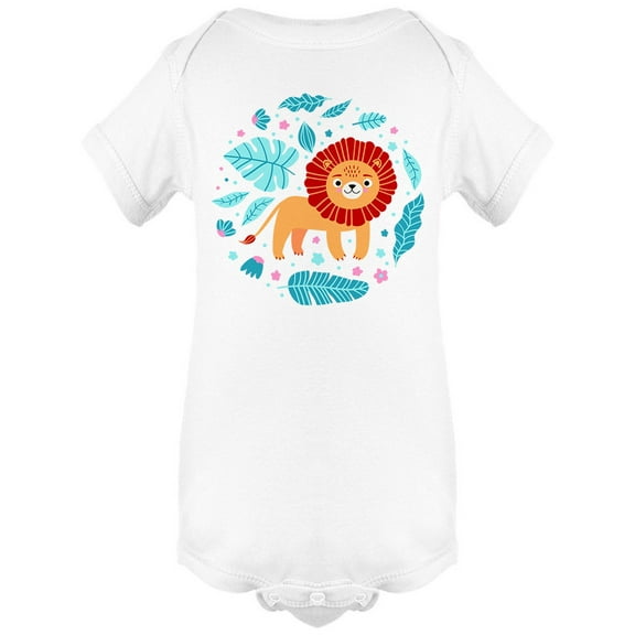 Friendly Lion Bodysuit Infant -Image by Shutterstock, 24 Months