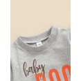thumbnail image 5 of Douhoow Infant Sweatshirt Baby Boys Girls Casual Long Sleeve Letter Print Round Neck Pullover Tops, 5 of 8