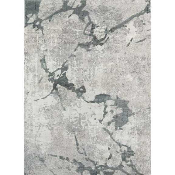 Momeni Abstract Jungle & Safari Mid-Century Area Rugs, Gray, 2' x 3'
