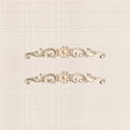 thumbnail image 4 of MLINS Beige Plastic Carved Onlay Applique for Decoration Use Easy to Spray Paint and Recover 2 Pieces, 4 of 8