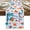 Blue, variant on Sunmmer Beach Table Runner Nautical Starfish Shells Bags Floral Watercolor Tablerunners 13 x 90 Inch, Table Decorations Tabletop Scarf for Summer Gathering Holiday Farmhouse Kitchen Dining Decor